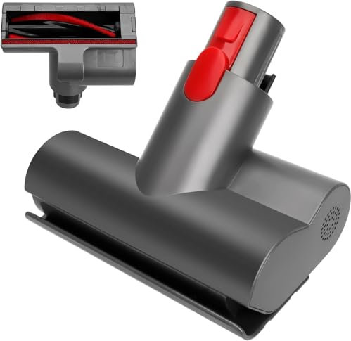 Mini Turbinendüse Kompatibel mit Dyson V7 V8 V10 V11 V15, Bürste Ersatzteile Ersatzbürste Bürstenrolle Handstaubsauger Zubehör für Matratze Sofa Autositz Sessel Entfernt Milben und Staubwischen