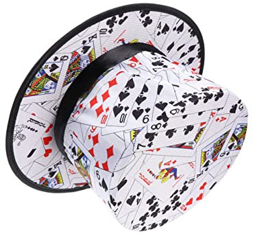 ibasenice 1Stk Tarnkappe Ringmaster-Hut hoher Hut Dekoration herbeizaubern Zauberer Party hexen Hut hexenhüte zauberkappen kreative Zauberdekoration Mercerisiertes Uni-Tuch Colorful