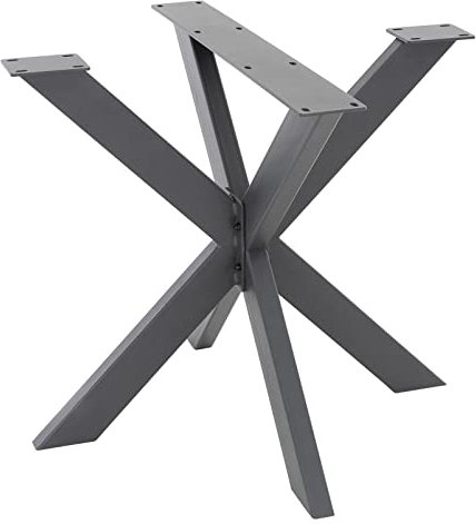 AGHXYSQ Cadre de Table Spider - Pieds de Table, Pieds de Meubles, chemins de Table en Acier Robuste, Pieds de Table en métal, Table Basse DIY, Design Industriel, Assemblage Facile, Noir (t