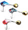 3pcs Fishing Sequin Lure Baits Metal Fishing Lure Spoon Hard Fishing Lure Fishing Spoon Luart Triple Hook Set