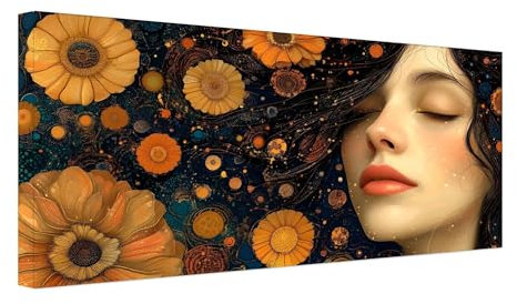 Peinture Numero Adulte Klimt, Peinture par Numéros pour Adulte Enfants Débutants 80x160cm, Peinture par Numero d'art avec Pinceaux et Acryliques Bricolage Peintures Kits pour la Décoration Z-228