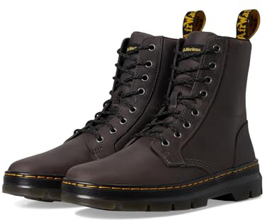 Dr. Martens Unisex Combs Leather Gunmetal SaddlebackPlatform