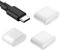 Bruislard 20 Stück USB C Staubschutz Schutzkappe, Ladeschnittstelle Staubdichte Stecker Silikon Schutzhüllen Abdeckung des Datenkabels Ladekabels Stöpsel Abdeckkappen für USB Typ-C(Transparent)