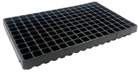 Oakland Gardens 160 Cell Root Trainer Tray Pack of 2 – Shallow Plug Seed Propagation Tray – Reusable Plastic Root Trainer for Seedlings, Herbs & Vegetables