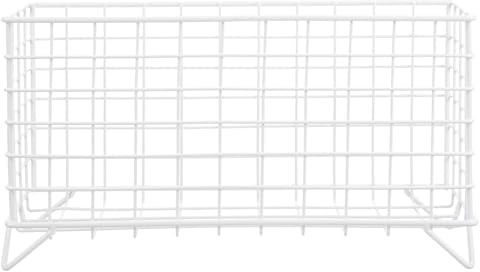 Metall Heufütterer für Kaninchen, Robust, Weiß, 1 Stück