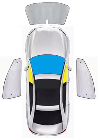 Auto Sonnenschutz Für VW Für Golf 7 2014 2015 2016-2020 Auto-Windschutzscheiben-Sonnenschutz Wärmedämmung Sonnenschutzvisier Auto-Sonnenschutz(Front 3 pieces)