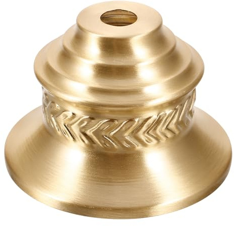 TEHAUX Douille E27 en Laiton Robuste pour Embout de Lampe, Accessoire pour Luminaire Salon sur Pied, Remplacement pour Abat-Jour, Usage Quotidien