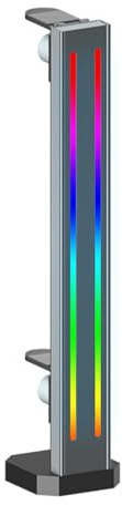 Jazuaiao Graphics Card Bracket RGB Vertical Frame ARGB Sync Card Holder/Length Height Adjustable Vertical Gpu Rgb