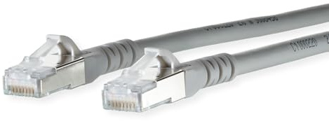METZ CONNECT Patchkabel Cat.6A AWG 26, LSOH, grau, 1,5 m
