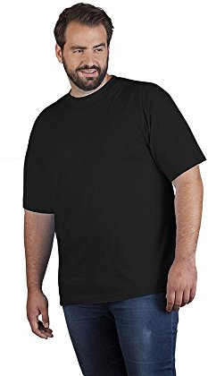 Premium T-Shirt Plus Size Herren, Schwarz, 4XL