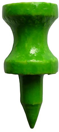 Golf Tees Etc 2,5 cm Step Down Tees – 100 Stück, Neon Green