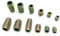 25 pièces M8 x 20 Inner insert fileté Meubles Nut Vis New UH0820