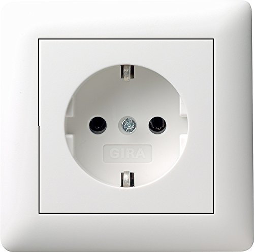 Gira Serie Standard 55 Steckdosen Komplett-Sets Reinweiß GLÄNZEND