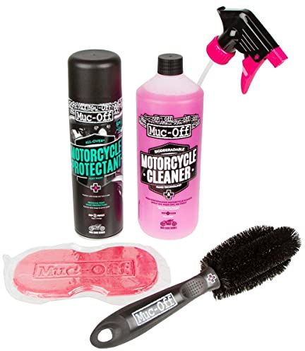 Muc-Off Motorrad-Reinigungs-/Glanz-Set 5 in 1 Motorcycle Essentials