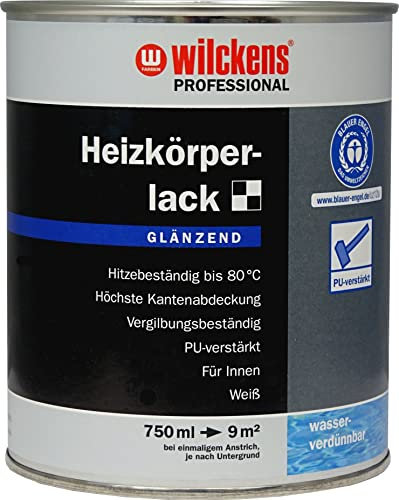 Wilckens Professional Heizkörperlack glänzend, 750 ml, Weiß