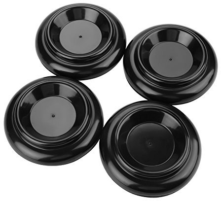 4Pcs Piano Foot Pads, Kunststoff Pianos Caster Cups Anti Rutsch Anti Noise Schuhe Bein Pad für vertikale Upright Piano
