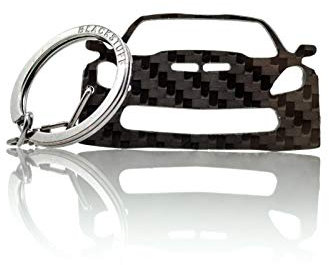 BlackStuff Porte-Clés En Fibre De Carbone Compatible Avec Corvette C7 2014-2019 Voiture