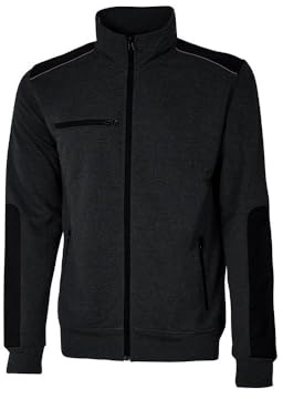 U Power Felpa Full Zip Garzata Snug Black Carbon Felpa con Cappuccio Uomo (Pacco da 1)