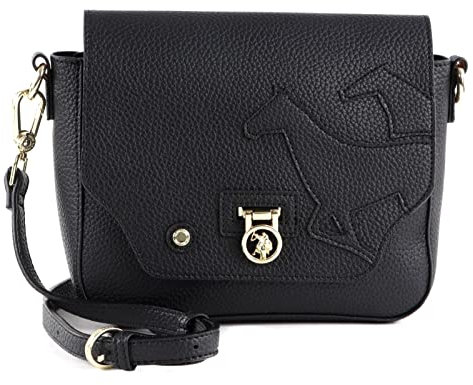 U.S. POLO ASSN. Newport Flap Crossbody Bag Black