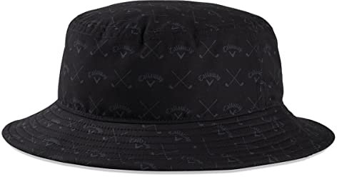 Callaway Golf Unisex Hd Bucket Hat, Schwarz / Holzkohle, S EU