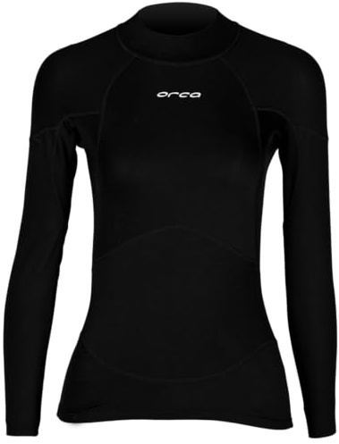 ORCA Womens Wetsuit Long Sleeve Base layer - Black Womens Size - 12