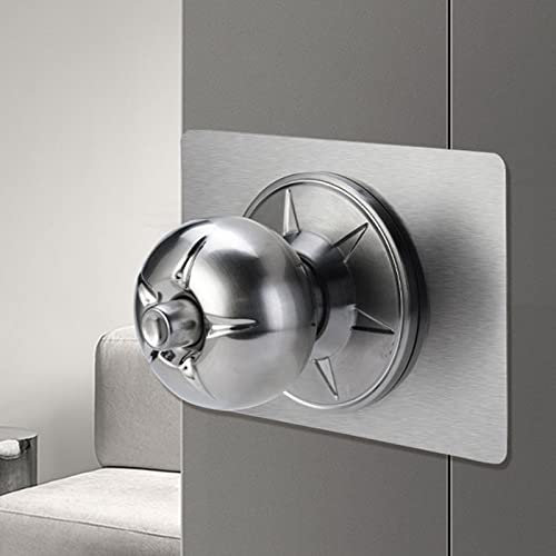 LOIYLLEN Door Lock Repair Plate, Stainless Steel Door Knobs Fixing Plate Bracket - Fix and Repair Locks on Metal or Plastic or Wooden Doors - Easy Install - Prevent Door Lock Loose or Wobbly -(10 Pcs)