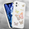 EYZUTAK Case for iPhone 11 6.1 inch, Glitter Cute Iridescent Butterfly Pattern Sparkly Bling Laser Case Soft TPU Bumper Slim Protective Women Girls Phone Cover - Transparent
