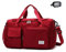 Kleine Sporttasche für Damen, Reisetasche, Handgepäck, Wochenendtasche mit Schuhfach, 06#rot, Gym Bag & Toiletry Bag, Turnbeutel und Kulturbeutel