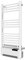 VOLTMAN-Radiateur Sèche-serviettes vertical à inertie fluide LIZA 500W + soufflerie 1000W blanc - Programmation digitale - VOLTMAN