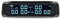 Aramox Reifendrucküberwachung, 6-Rad-LKW-Reifendrucküberwachungssystem Drahtloser Solarstrom-TPMS-Monitor mit 6 Sensoren für Leichte LKW-Wohnmobile