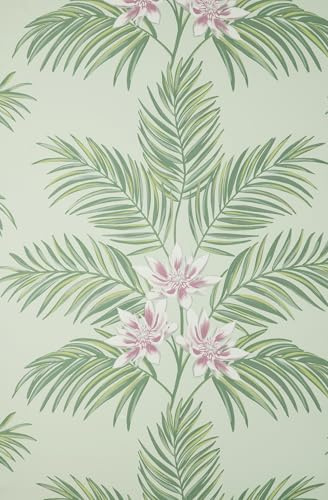 Fine Decor UK Bali Tropical Floral SAGE