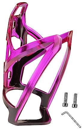 rockible Vélo Porte-Bouteille d'eau Porte-Boissons étagère PC Universel Bouilloire Porte-gobelet Vélo Porte-Bouteille D, Violette Noire