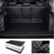 FLYUFO All Inclusive Kofferraummatte für Volkswagen VW Tiguan 2017-2022 2023, Kratzfest und verschleißfest Kofferraum Schutzmatte Cargo Liner Tray Zubehö,A Black