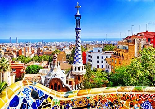 Puzzle 1000 Teile - Park Güell, Barcelona