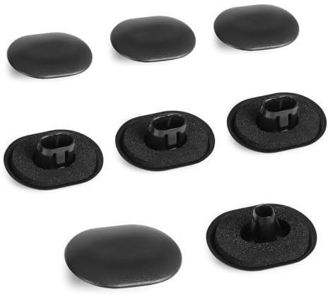 Opaltool Lot de 8 capuchons pour porte-bagages de toit avec 2 sections avant et 6 sections arrière