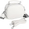 SPFASZEIV Umhängetasche Damen mit 2 Abnehmbaren Riemen Handtasche Damen Klein PU Leder Tasche Damen-Umhängetaschen Crossbody Bag Weiß