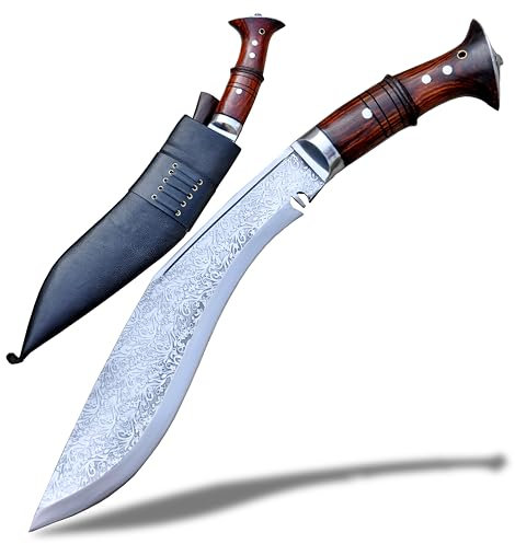 30 cm Lange Klinge Survival Khukuri-Kukri-Machete-Handgeschmiedetes großes Messer-Jagd- und Campingmesser-taktisches Messer