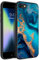 GaoBao for iPhone 7/8/SE 2020 Case Shockproof, iPhone 7/8/SE Case Glow in The Dark, Hybrid Hard PC Back Soft TPU Bumper Anti-Slip Women Men Boys Protective Cover for iPhone 7/8/SE 4.7-Gold/Marble
