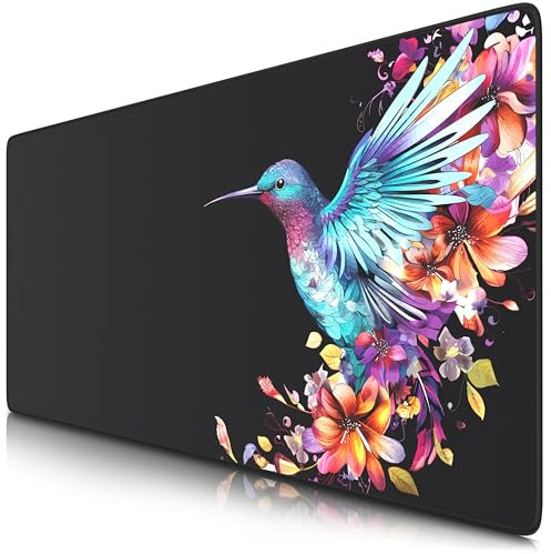 TITANWOLF - Tapis de Souris Gaming XXL 900x400mm, Mouse pad mat, sous-main Bureau Gamer Extra Large en Tissu, Base antidérapante, Haute précision et vitesse, pour souris claviers Roccat Razer Logitech