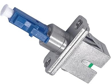 Elfcam® - Glasfaser-Adapter, LWL Koppler Singlemode Simplex SC/APC Buchse/Female auf LC/UPC Male Stecker für Schnittstellenkonvertierung, SFP, OTDR, VFL, Multimeter, etc, 1 Stück
