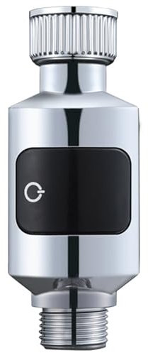 NIHENHAO Termometro da doccia con display digitale a LED, per bagnetto, acqua, Fahrenheits Celsius, schermo per il bagno di casa