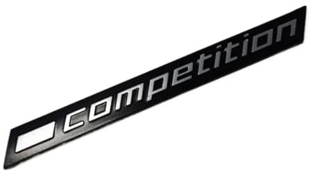 1X Competition Bar Unterstrichenes Emblem Kompatibel Mit Thunder Edition M1 M2 M3 M4 M5 M6 M7 M8 X3M X4M X5M X6M Auto-Kofferraum-Aufkleber(12.4)