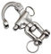 JTQYFI 70/87/128 mm in acciaio inox Grillo fisso a sgancio rapido Grillo fisso Marine Rigging Hardware