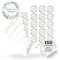 ECCK Danke Aufkleber rund “Herzlichen Dank” (150 Stück) - Dankeschön Sticker für Hochzeit, Geburtstag, Konfirmation, Kommunion, Muttertag, Lehrerin, Erzieherin - Deko für Karten, Geschenke, Mitgebsel