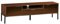 sweeek - Mueble TV Vintage Efecto Madera de Nogal 151,5cm, Glassy, Madera de Nogal, 151.5x38x44.7 cm