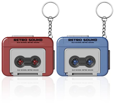 2 Pièces Style De Style Radio, Porte-Clés Créatif, Porte-Clés Rétro, Porte-Clés Amusant, Porte-Clés Cadeau