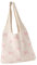 SHUOHONG Häkeltasche Herz Tasche, Rosa Schleife Strandtasche Teenager Mädchen y2k, Aesthetic Strandtasche für Damen, Leichte Strick-Tote Tasche, Perfekt für Alltag, Shopping und Urlaub