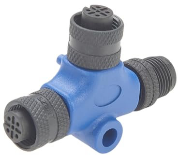 Plinkwirekb NMEA 2000 N2k Tee T Connettore IP67 Micro-Change M12 5Pin Thread Marine Maschio a Femmina Drop Backbone Cavo Adattatore per Garmin Lowrance Simrad B&G Navico Maretron Networks Barca Yacht