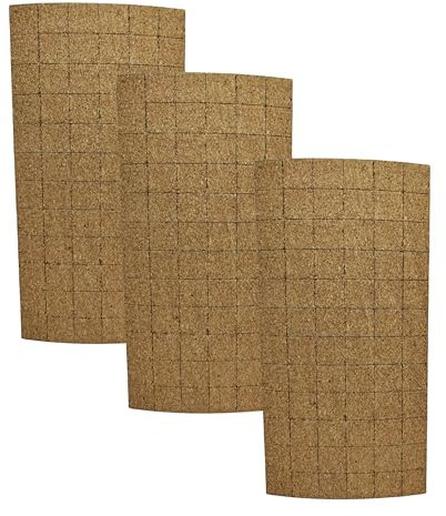 216 Almohadillas de Corcho Cuadradas de 2,5 cm x 2,5 cm para Protección de Suelos, Obras de Arte, para Manualidades, DIY, etc.