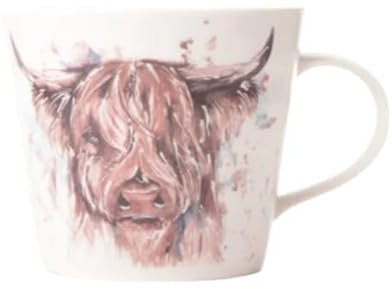 Kilts Wi Hae 'The Hebrides' Highland Cow Design China Mug